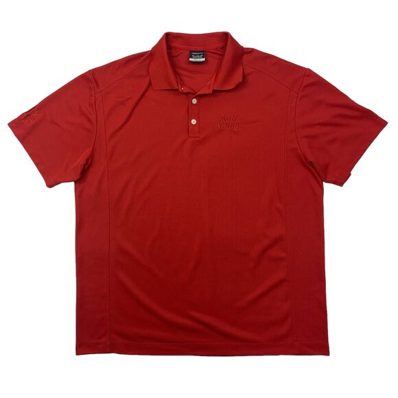 Nike Classic Polo Shirt Mens XXL 2XL Red Sweat Wicking Dri Fit Performance Golf - Picture 1 of 13
